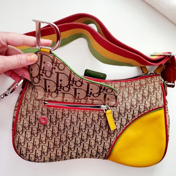 DIOR RastaMania Double Saddle Bag - Picture 10 of 16